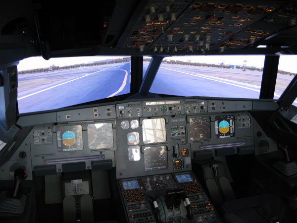 Airbus A320 simulator